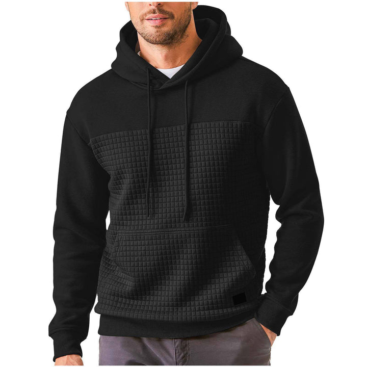 Herrarnas hooded sweatshirt med strukturerat yttertyg Mirla-Eva Jonsson
