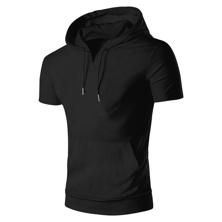 Herrarnas hoodie med V-hals och känguruficka Mirla-Eva Jonsson