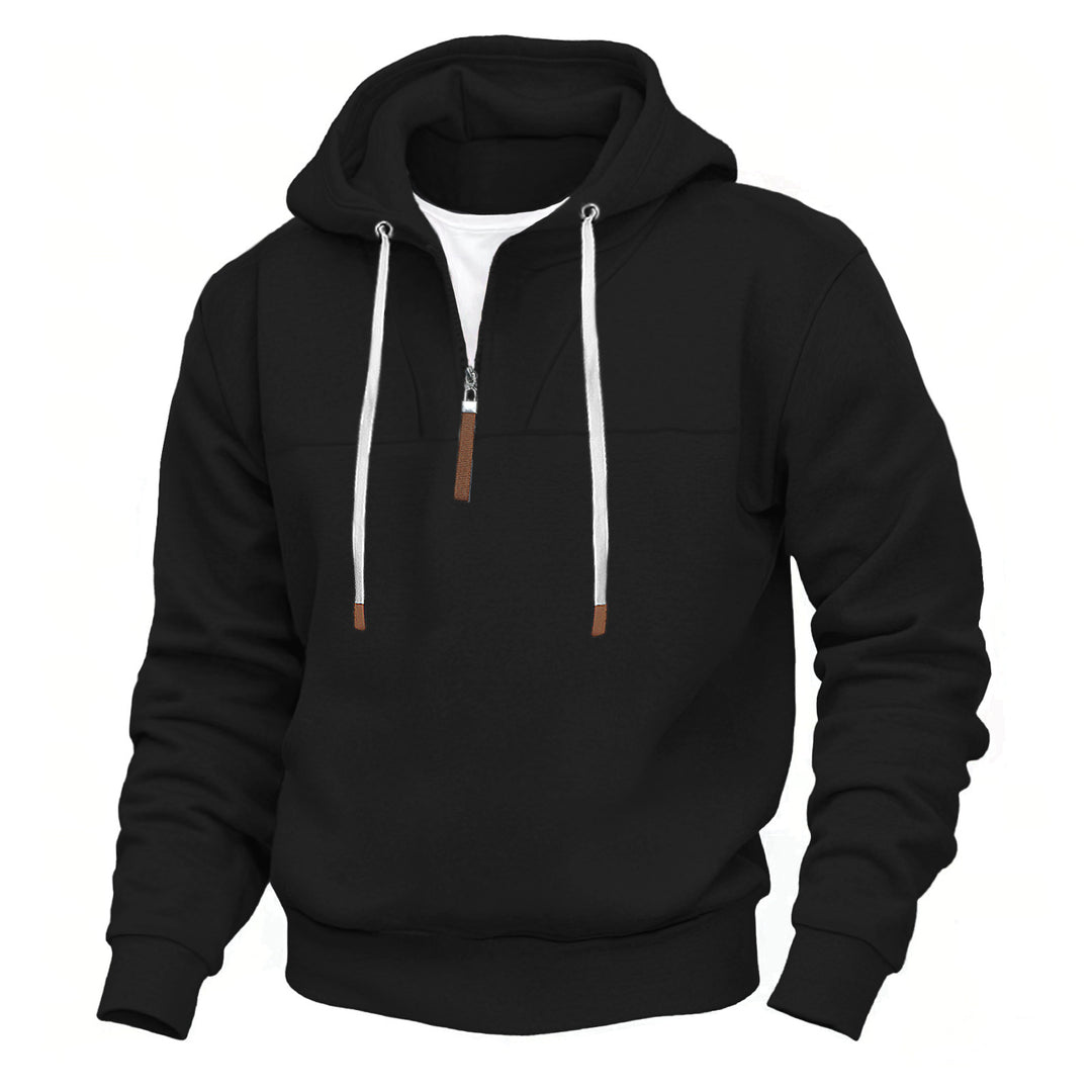 Herrarnas hoodie med halv dragkedja och högkvalitativa material Eva Jonsson-Eva Jonsson