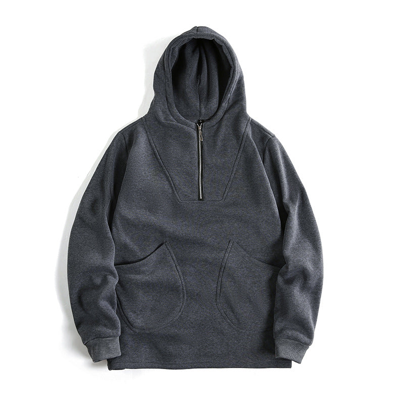Herrarnas hoodie med innovativ dragkedja och bekväm passform Mirla-Eva Jonsson