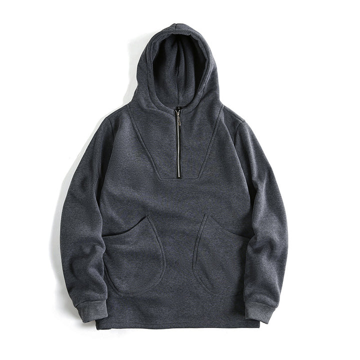 Herrarnas hoodie med innovativ dragkedja och bekväm passform Mirla-Eva Jonsson