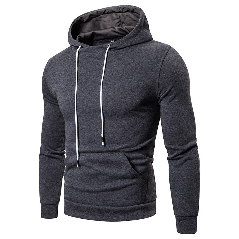 Herrarnas hoodie med känguruficka och mjuk bomullsblandning Mirla-Eva Jonsson