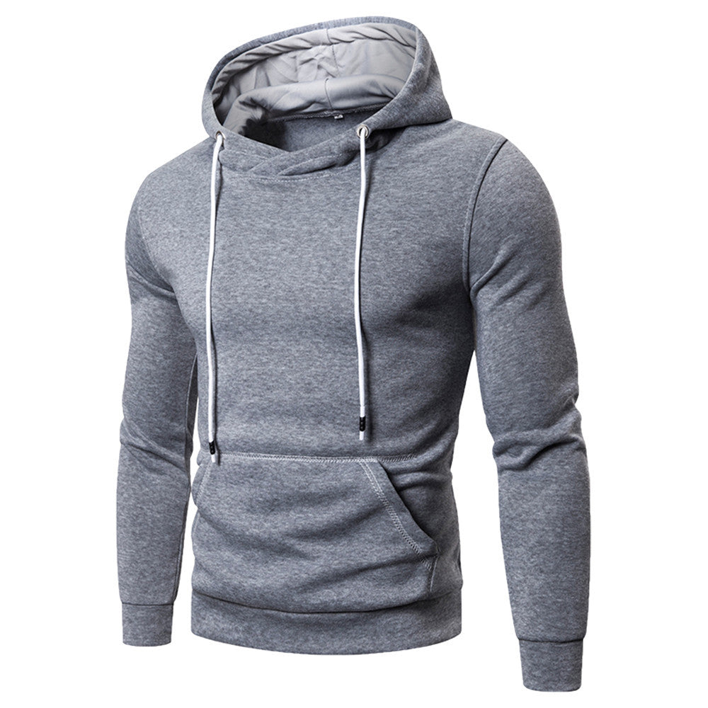 Herrarnas hoodie med känguruficka och mjuk bomullsblandning Mirla-Eva Jonsson