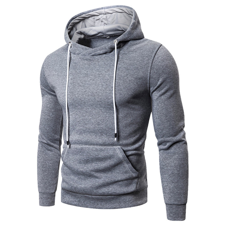 Herrarnas hoodie med känguruficka och mjuk bomullsblandning Mirla-Eva Jonsson