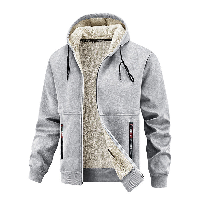Herrarnas hoodie med mjukt innerfoder och praktiska fickor Mirla-Eva Jonsson