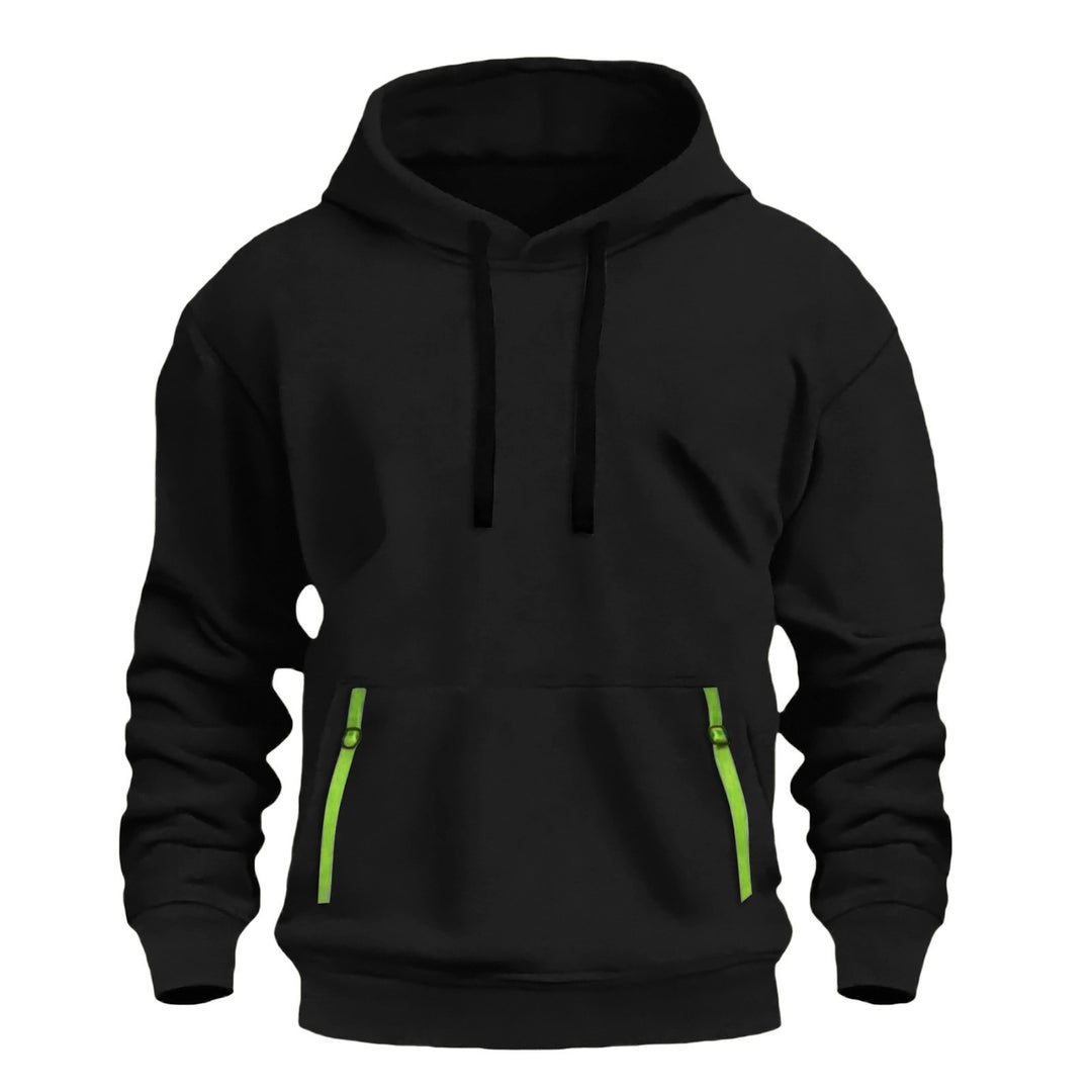 Herrarnas hoodies med praktiska dragkedjefickor Mirla-Eva Jonsson