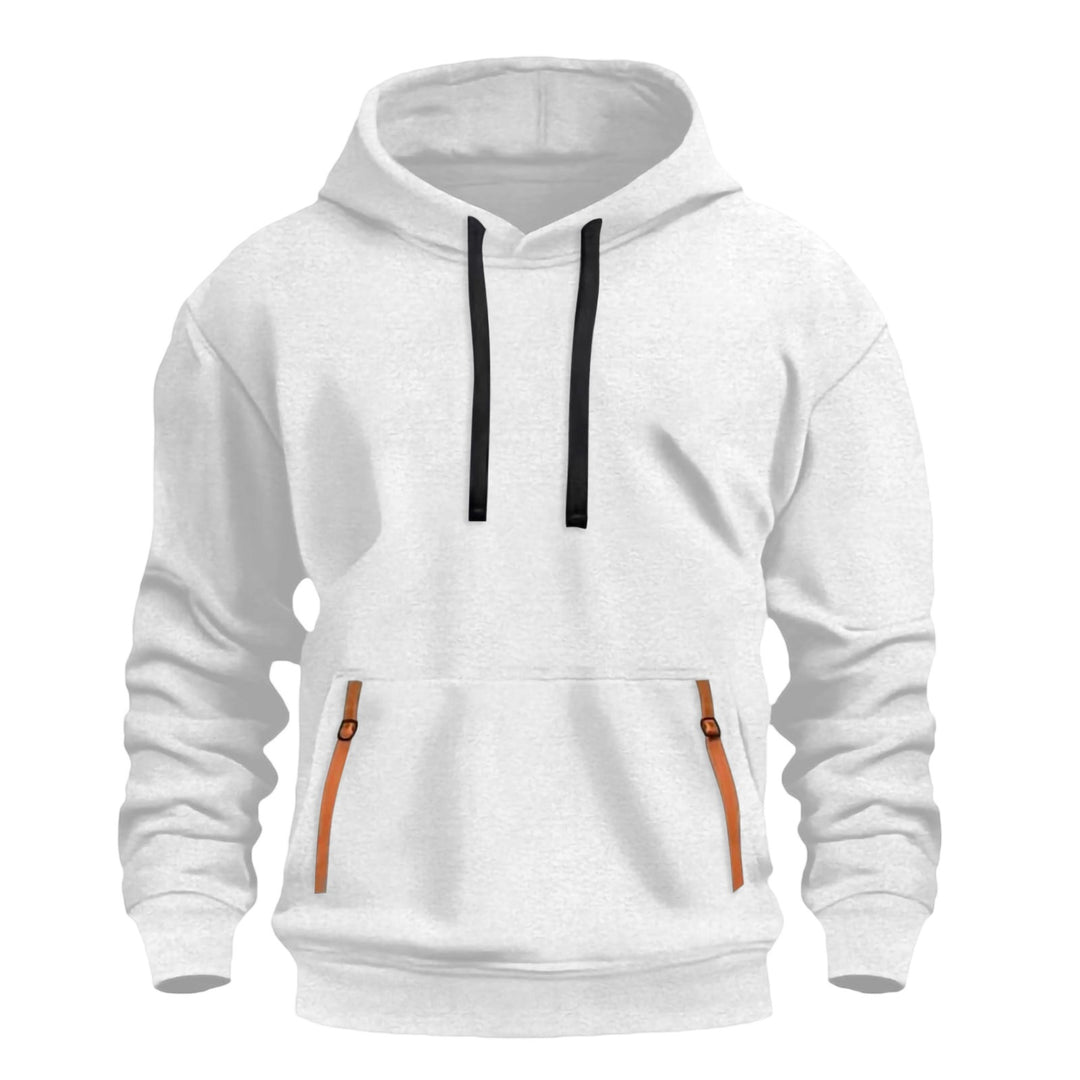 Herrarnas hoodies med praktiska dragkedjefickor Mirla-Eva Jonsson