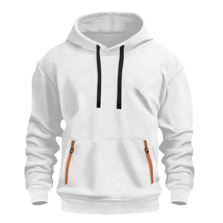 Herrarnas hoodies med praktiska dragkedjefickor Mirla-Eva Jonsson