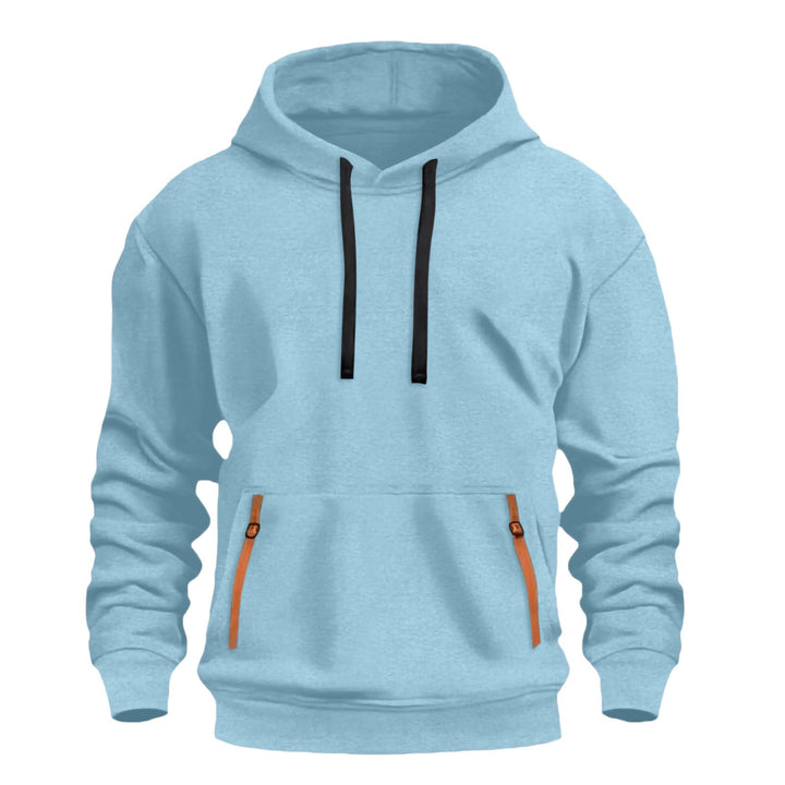 Herrarnas hoodies med praktiska dragkedjefickor Mirla-Eva Jonsson