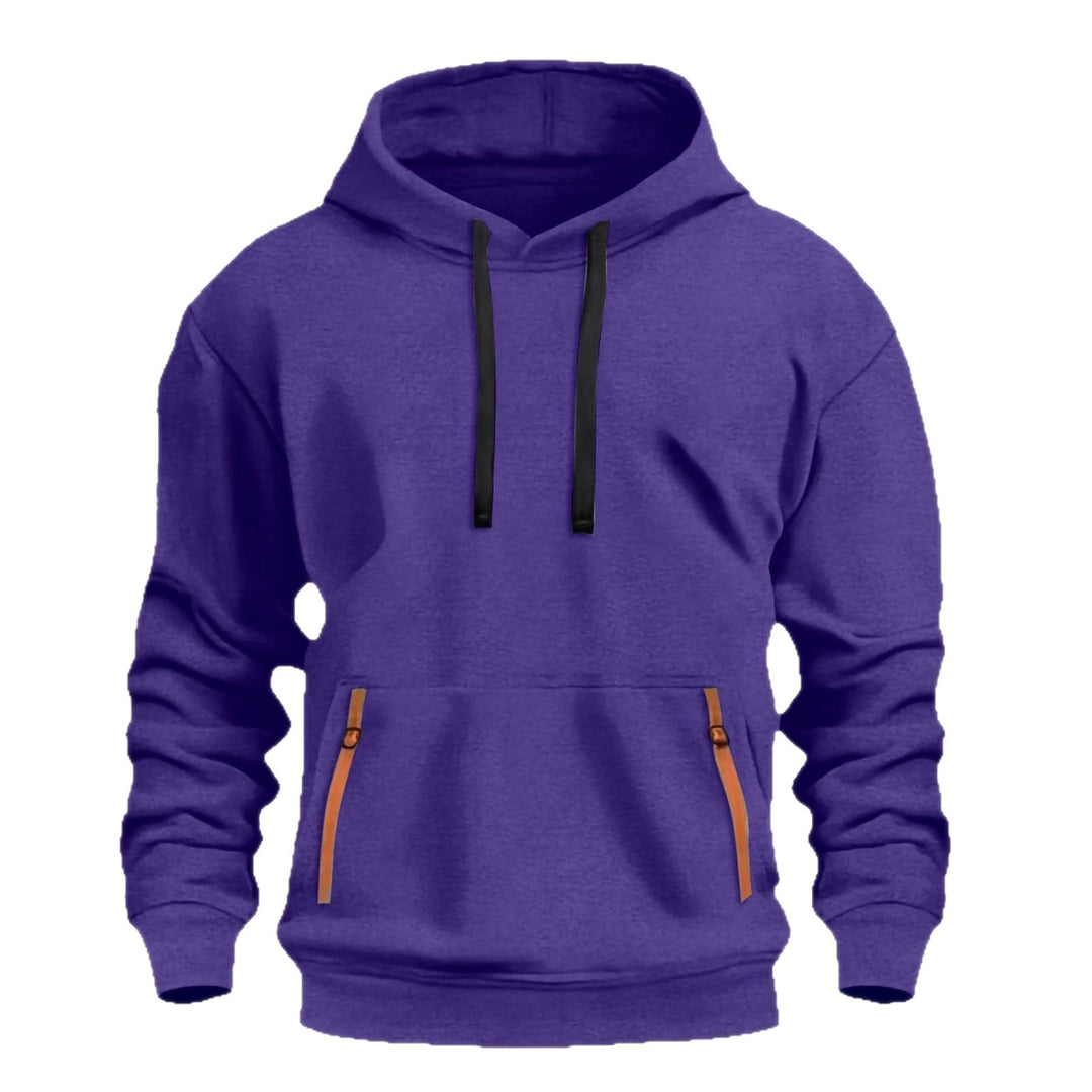 Herrarnas hoodies med praktiska dragkedjefickor Mirla-Eva Jonsson
