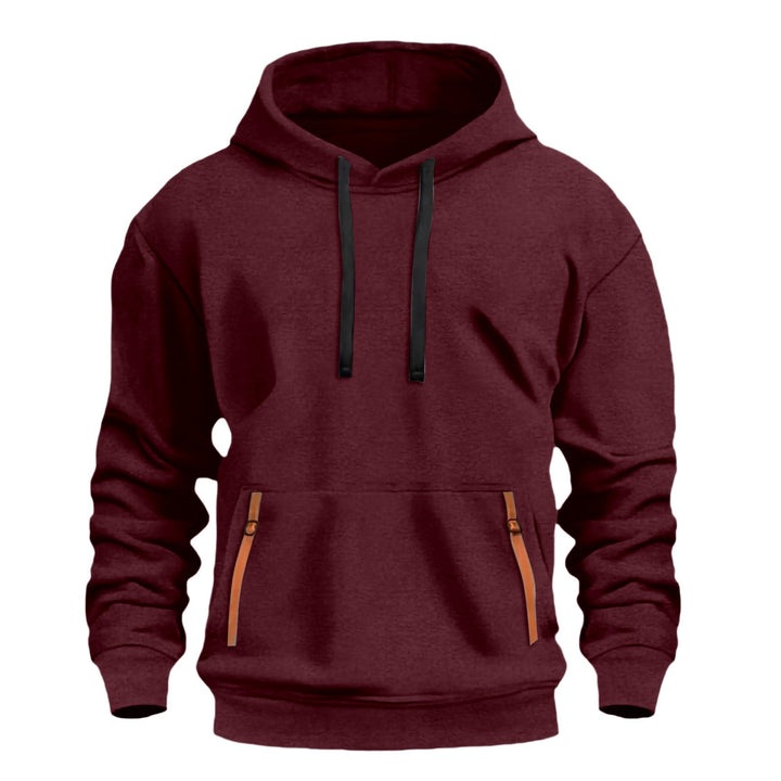 Herrarnas hoodies med praktiska dragkedjefickor Mirla-Eva Jonsson