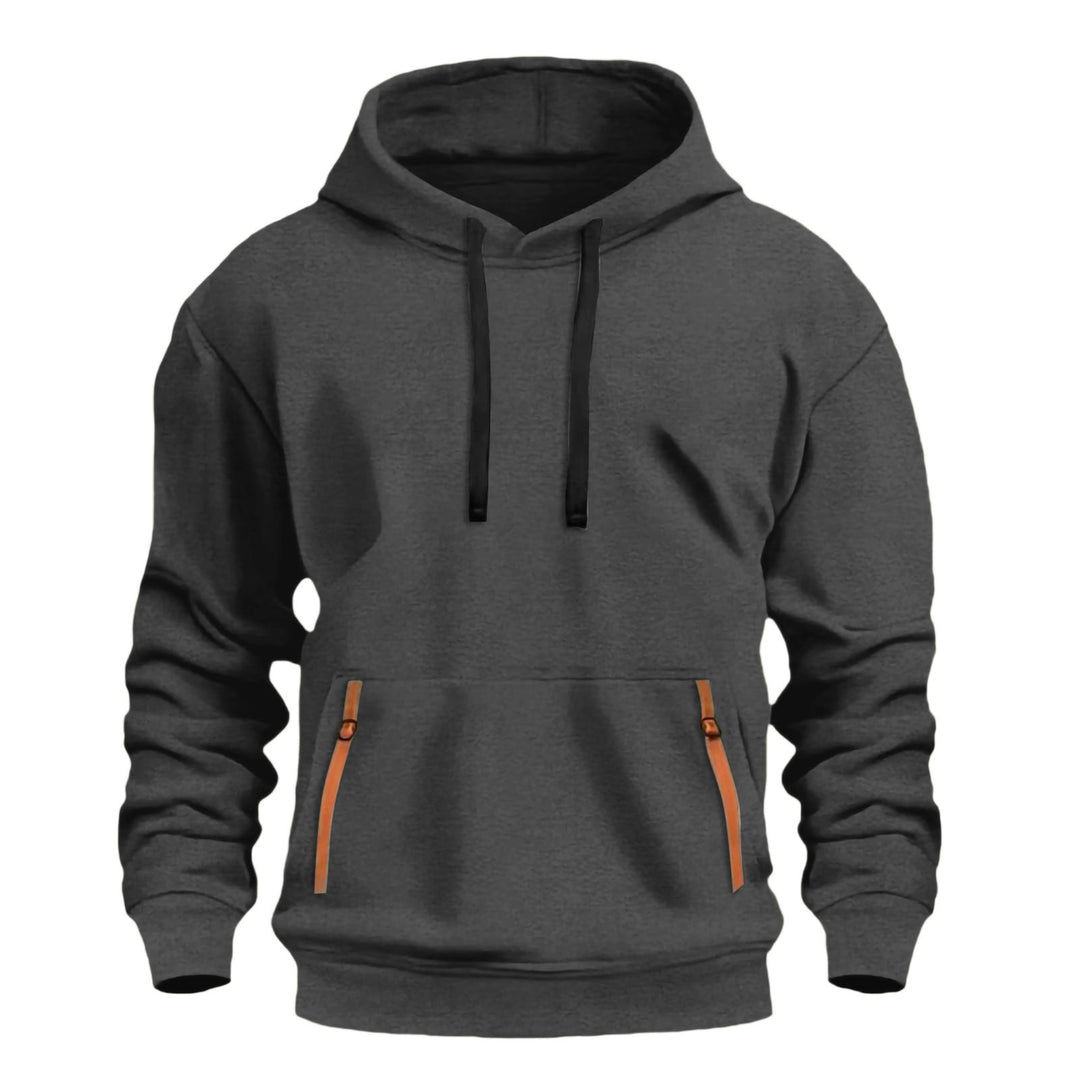 Herrarnas hoodies med praktiska dragkedjefickor Mirla-Eva Jonsson