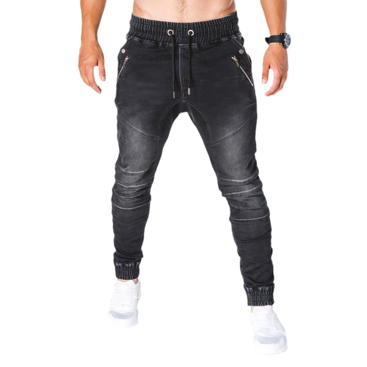 Herrarnas joggingbyxor i modern skinny fit med stretchig bomullsblandning och sportiga detaljer Mirla-Eva Jonsson