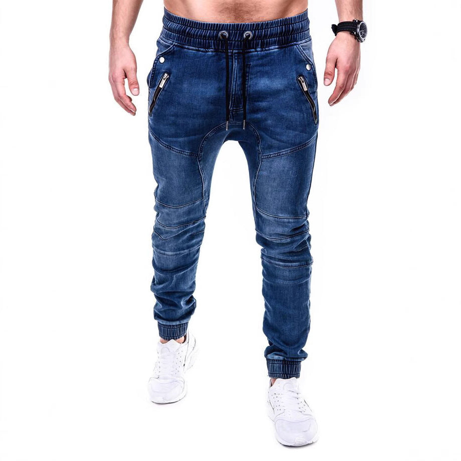 Herrarnas joggingbyxor i modern skinny fit med stretchig bomullsblandning och sportiga detaljer Mirla-Eva Jonsson