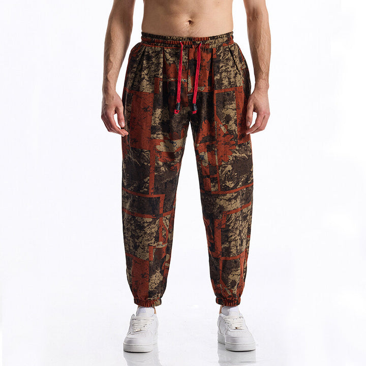 Herrarnas joggingsbyxor med blommönster Eva Jonsson-Eva Jonsson