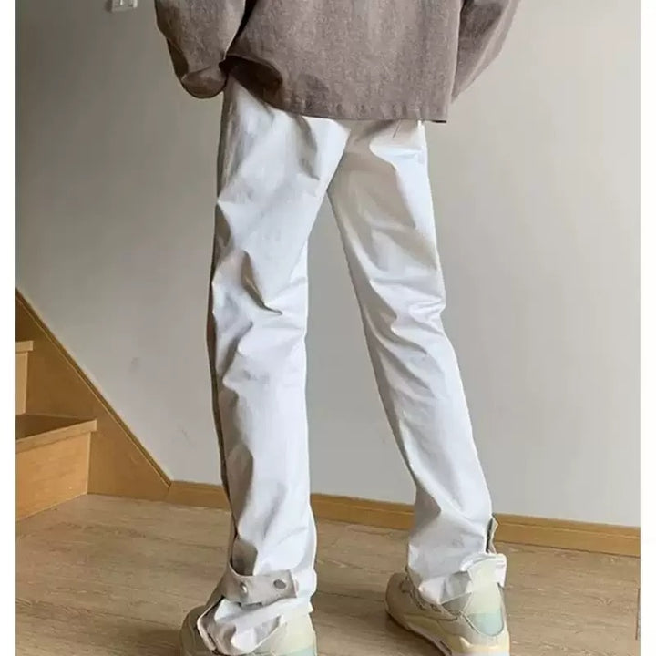 Herrarnas mode fritidsbyxor med avslappnad passform Mirla-Eva Jonsson