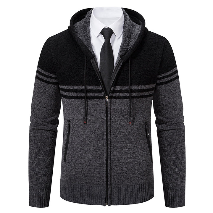 Herrarnas mode hoodie med strukturerad design Mirla-Eva Jonsson