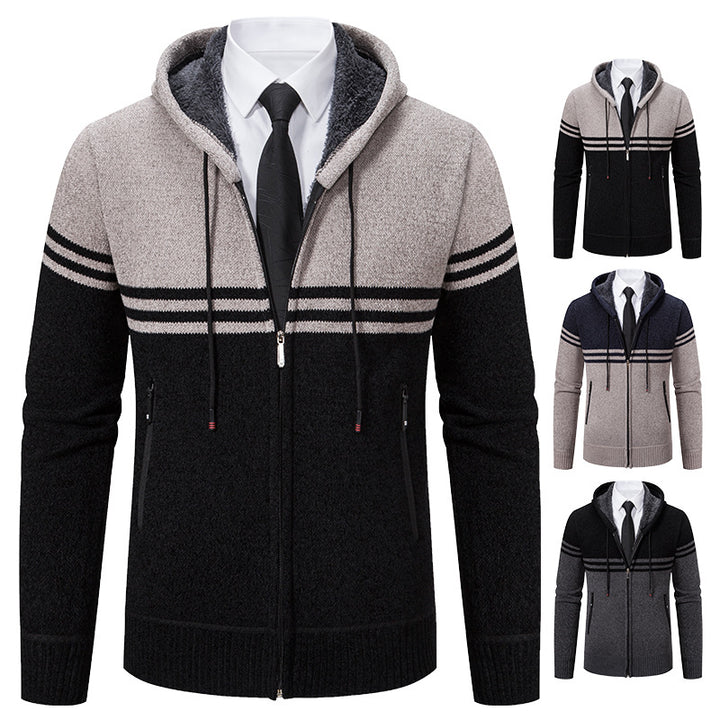 Herrarnas mode hoodie med strukturerad design Mirla-Eva Jonsson