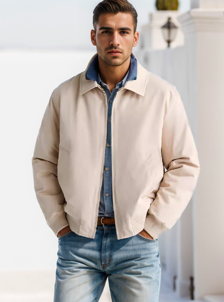 Herrarnas moderna bomberjacka med minimalistisk design Eva Jonsson-Eva Jonsson