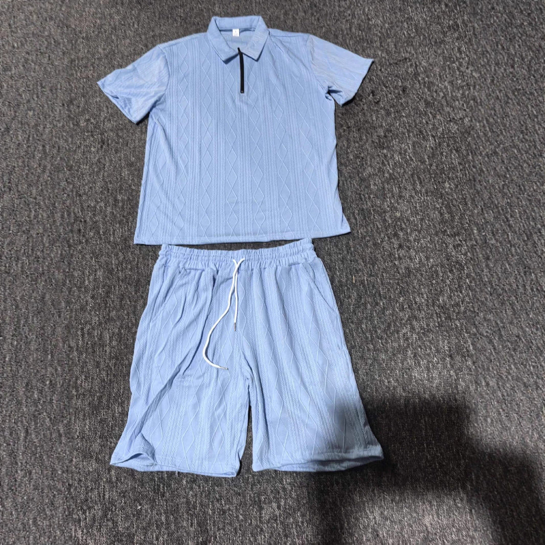 Herrarnas modiga fritidsset med kort dragkedja Mirla-Eva Jonsson