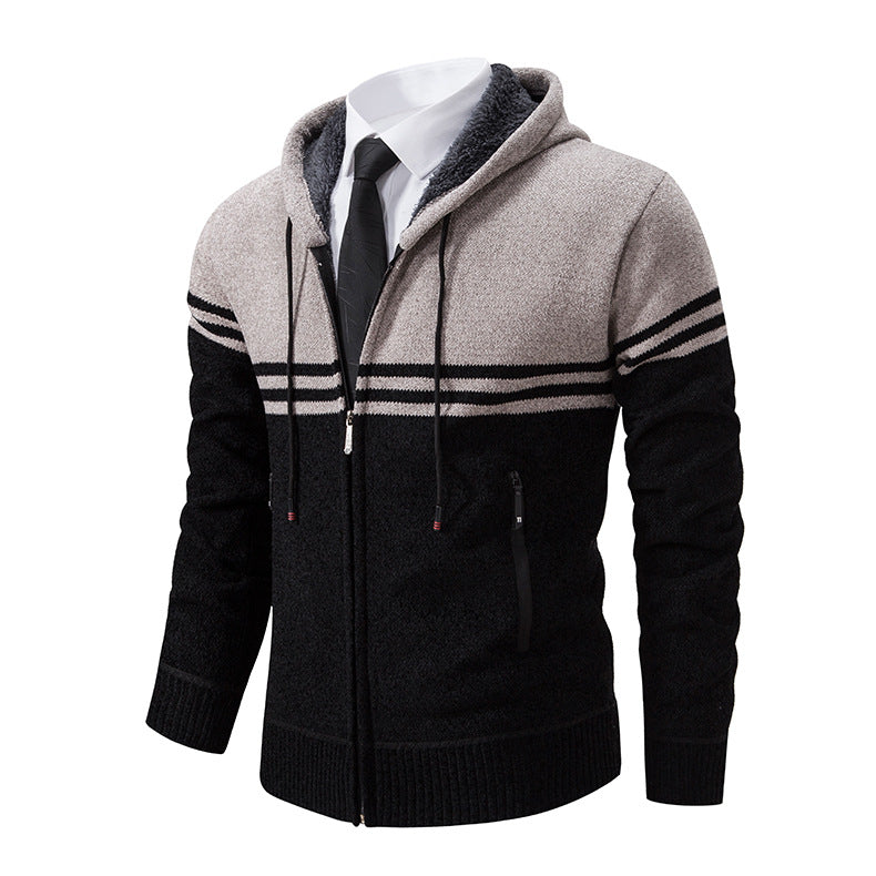 Herrarnas modiga hoodie med strukturerad design och funktioner Mirla-Eva Jonsson