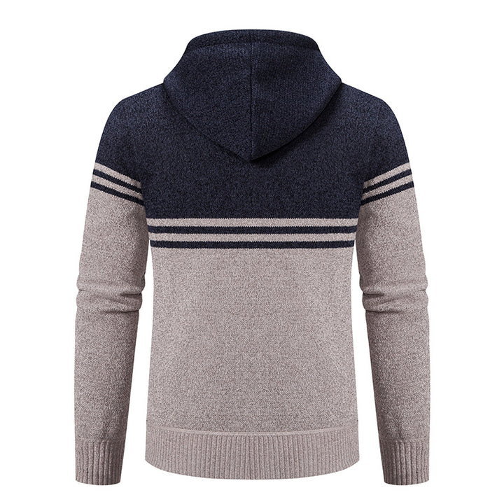 Herrarnas modiga hoodie med strukturerad design och funktioner Mirla-Eva Jonsson