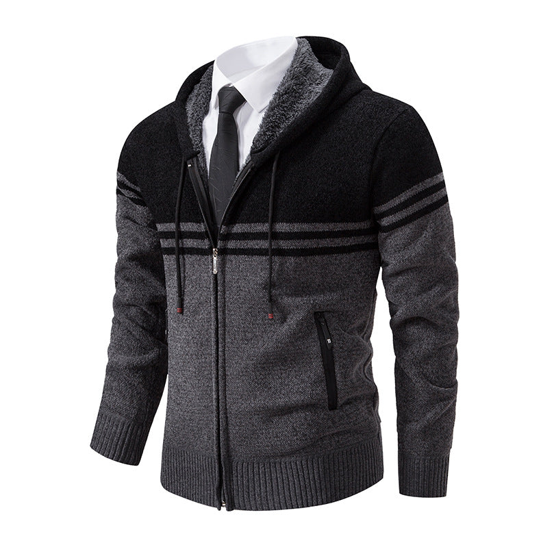 Herrarnas modiga hoodie med strukturerad design och funktioner Mirla-Eva Jonsson