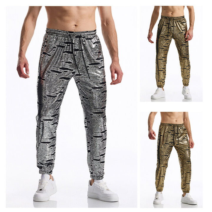 Herrarnas modiga sweatpants med reflekterande mönster Mirla-Eva Jonsson