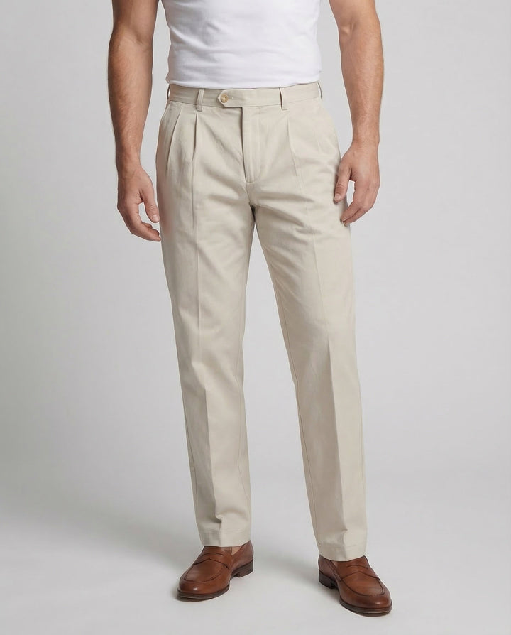 Herrarnas plisserade byxor Stretch-Eva Jonsson