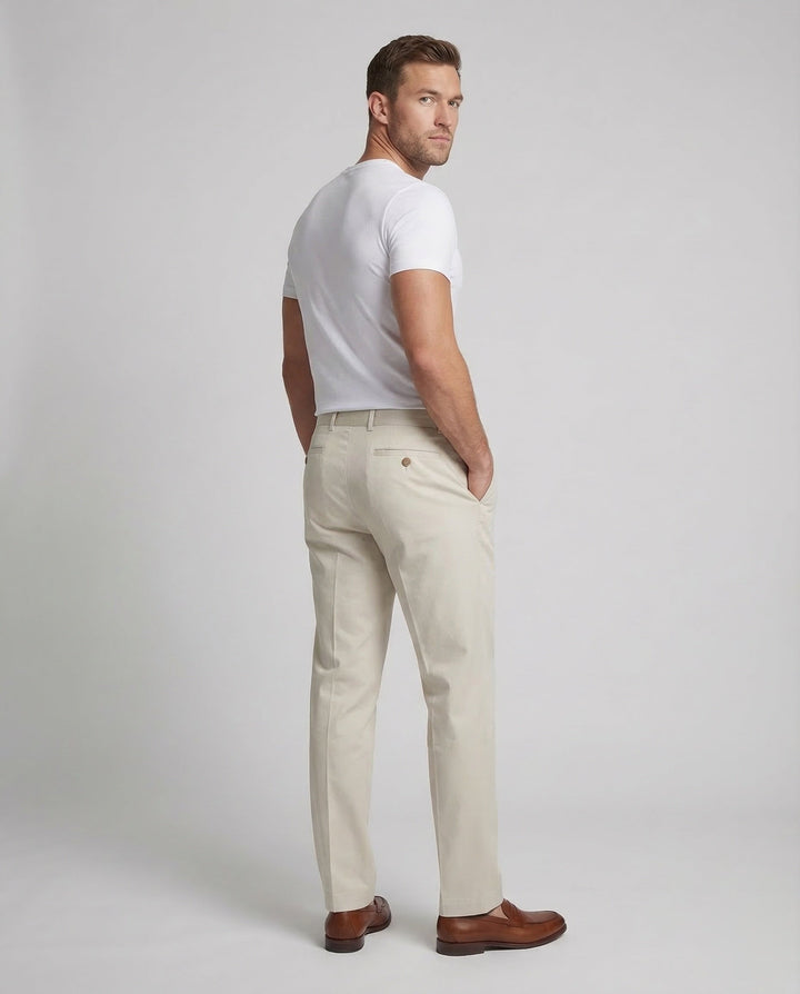 Herrarnas plisserade byxor Stretch-Eva Jonsson