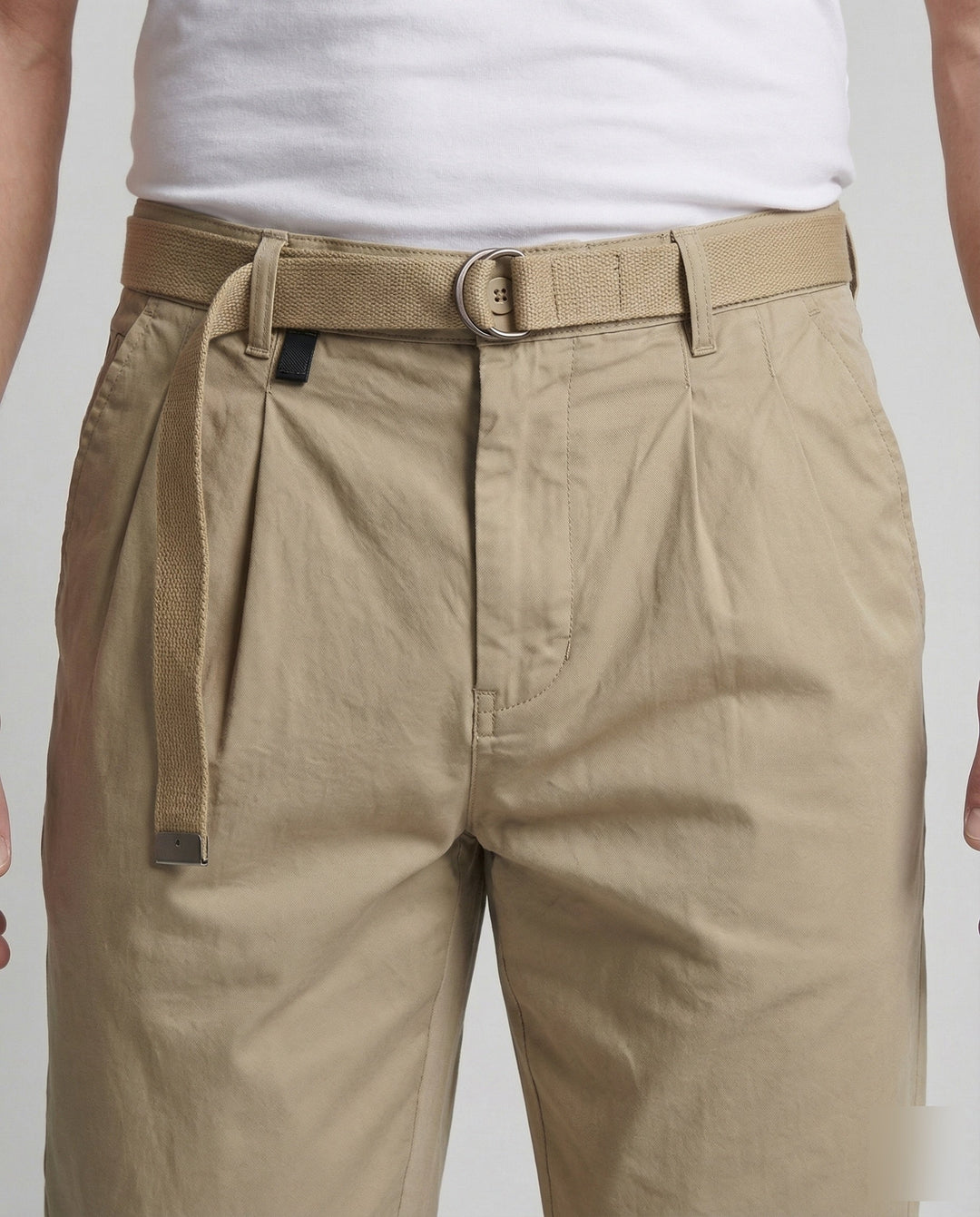 Herrarnas plisserade byxor tapered-Eva Jonsson