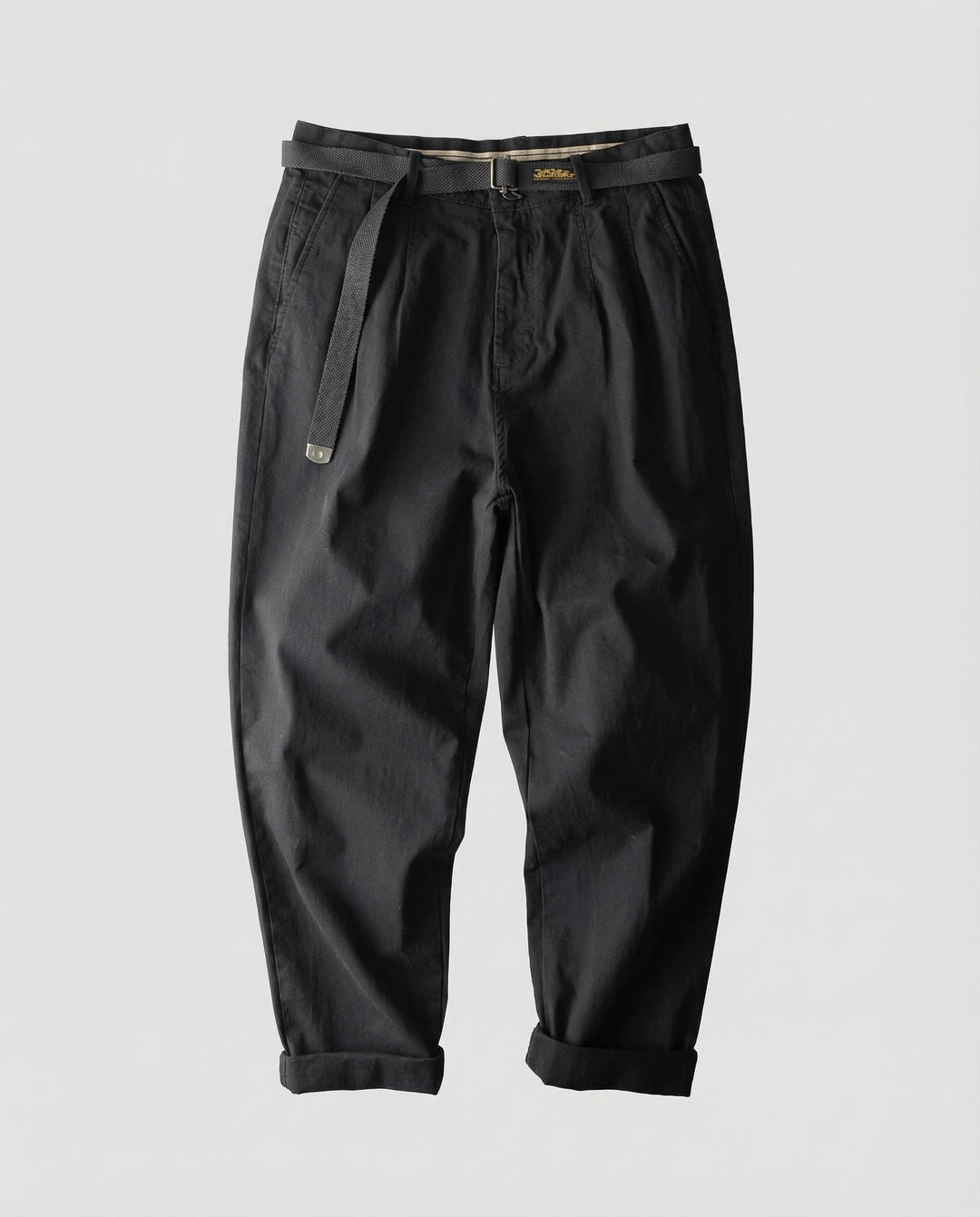 Herrarnas plisserade byxor tapered-Eva Jonsson