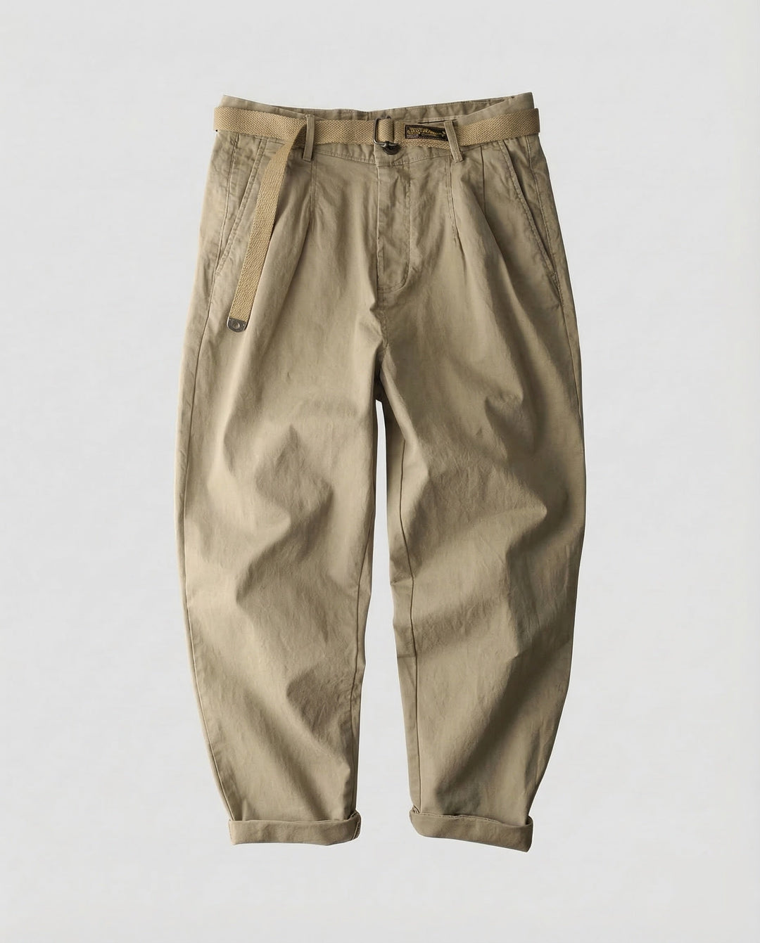 Herrarnas plisserade byxor tapered-Eva Jonsson