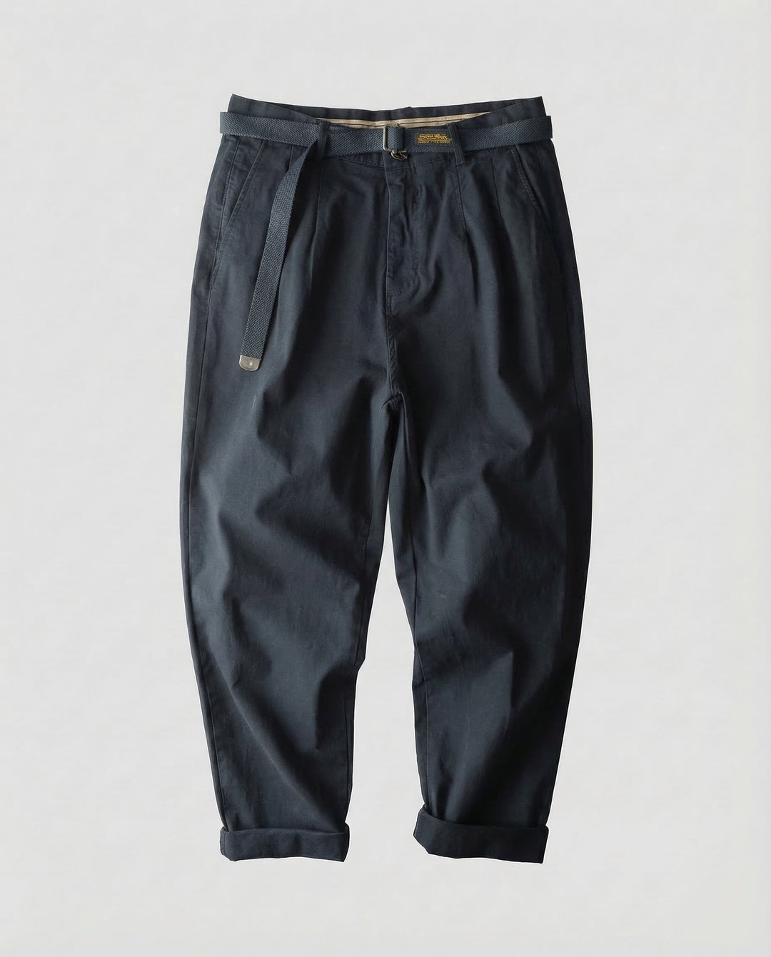 Herrarnas plisserade byxor tapered-Eva Jonsson