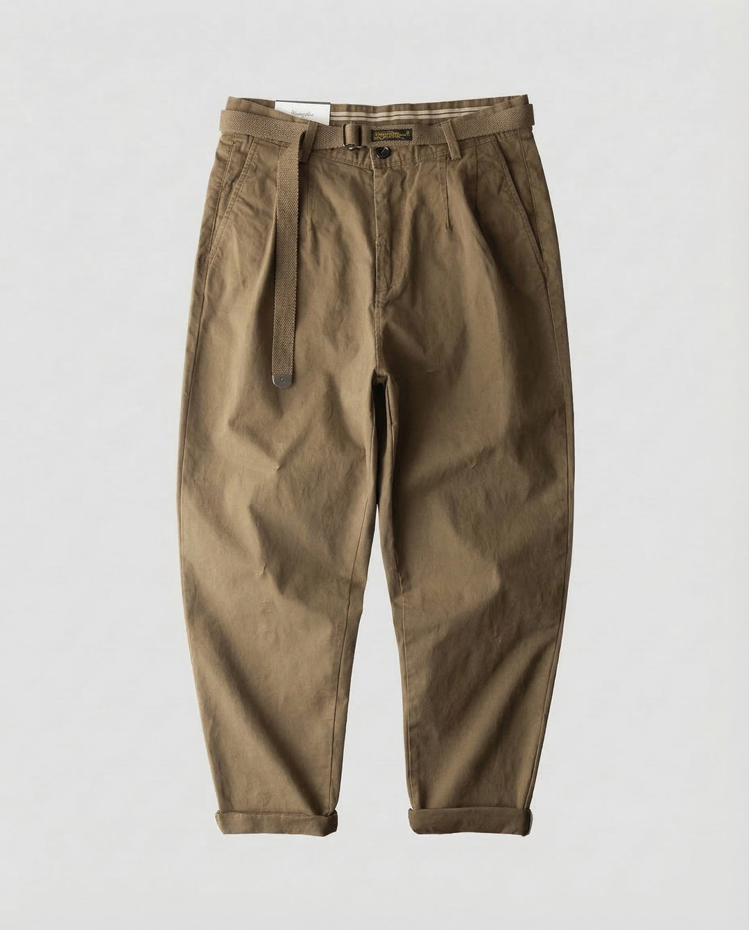 Herrarnas plisserade byxor tapered-Eva Jonsson