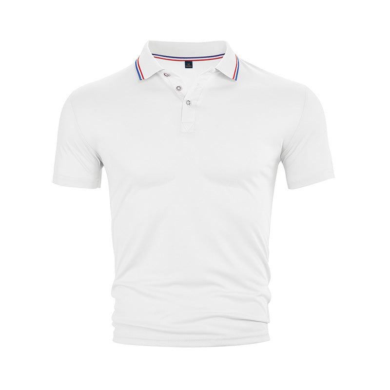 Herrarnas polo med kontrasterande krage Eva Jonsson-Eva Jonsson