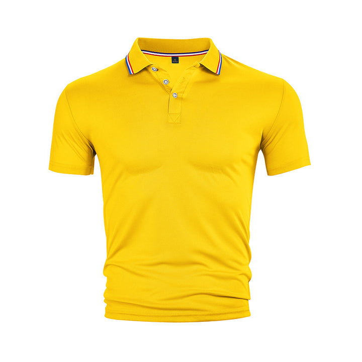 Herrarnas polo med kontrasterande krage Eva Jonsson-Eva Jonsson