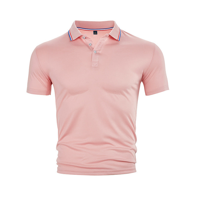 Herrarnas polo med kontrasterande krage Eva Jonsson-Eva Jonsson