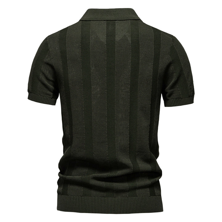 Herrarnas polo skjorta med strukturerad design och avancerad bärkomfort Mirla-Eva Jonsson