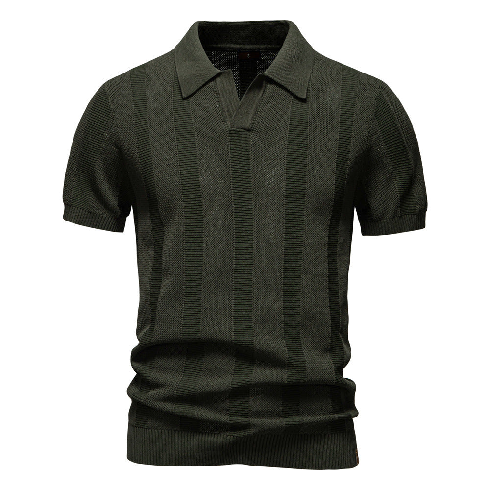 Herrarnas polo skjorta med strukturerad design och avancerad bärkomfort Mirla-Eva Jonsson