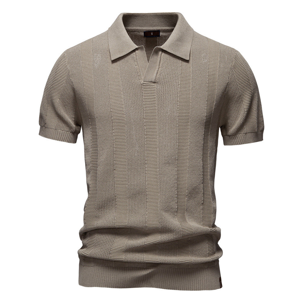 Herrarnas polo skjorta med strukturerad design och avancerad bärkomfort Mirla-Eva Jonsson