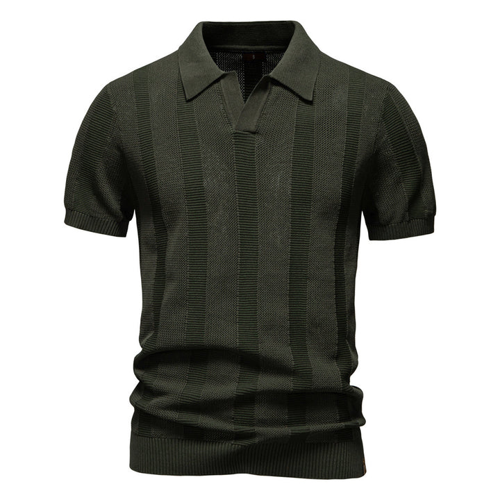 Herrarnas polo skjorta med strukturerad design och avancerad bärkomfort Mirla-Eva Jonsson