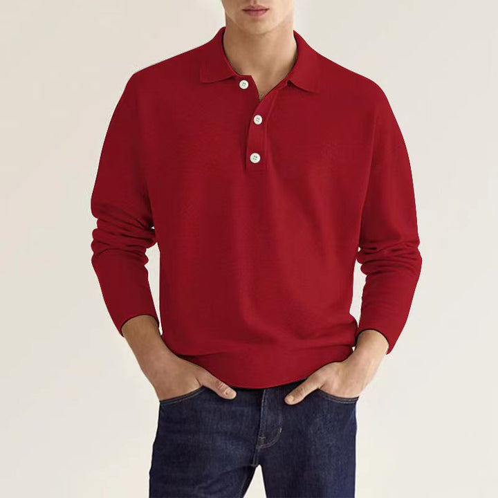 Herrarnas poloshirt med modern krage och sportig passform Mirla-Eva Jonsson
