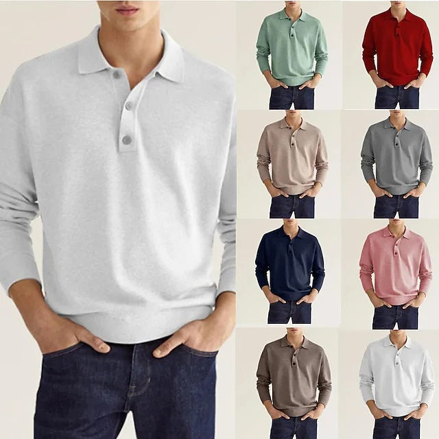 Herrarnas poloshirt med modern krage och sportig passform Mirla-Eva Jonsson