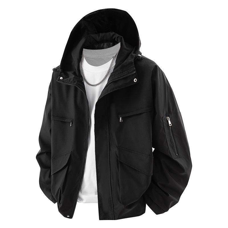 Herrarnas praktiska utomhusjacka med flera fickor Mirla-Eva Jonsson
