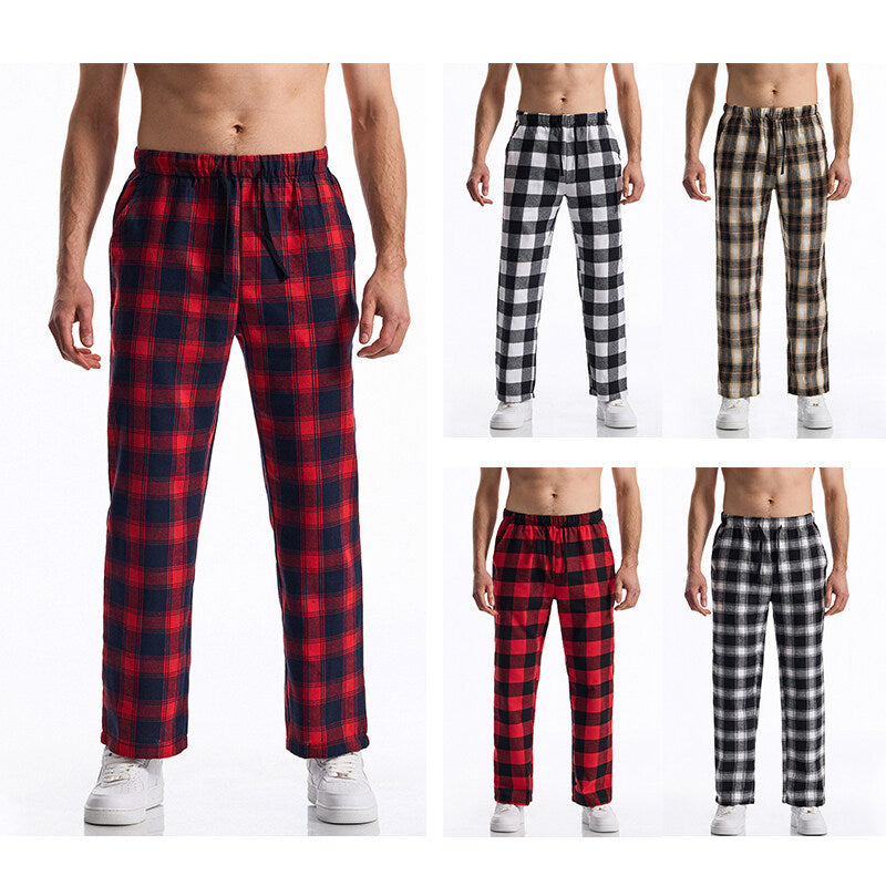 Herrarnas pyjamasbyxor i mjuk flanell Mirla-Eva Jonsson