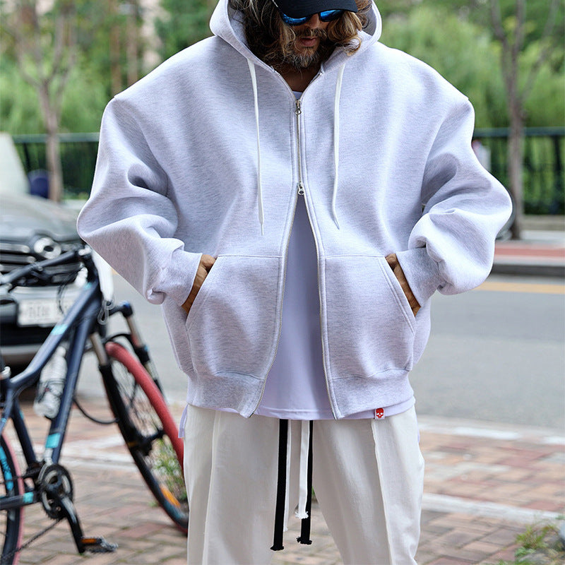 Herrarnas quiltad oversized hoodie med innovativa fickor Mirla-Eva Jonsson