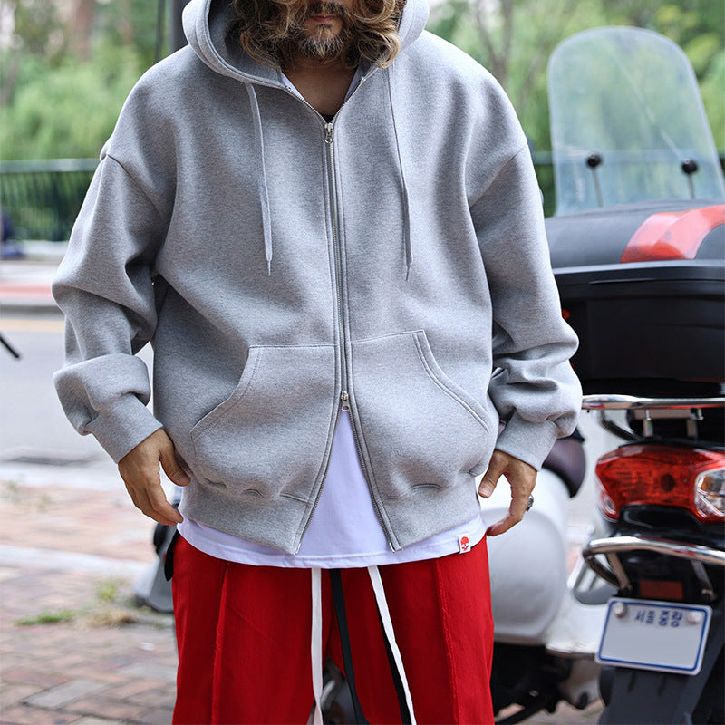 Herrarnas quiltad oversized hoodie med innovativa fickor Mirla-Eva Jonsson