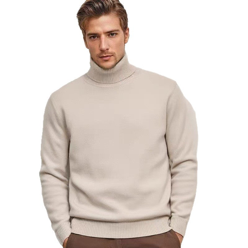 Herrarnas rullkragsjumper i fin stickning Mirla-Eva Jonsson