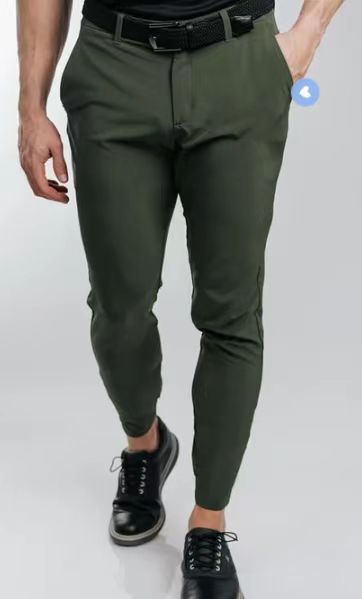Herrarnas slim-fit kostymbyxor med elastisk midja och praktisk ficklayout Mirla-Eva Jonsson